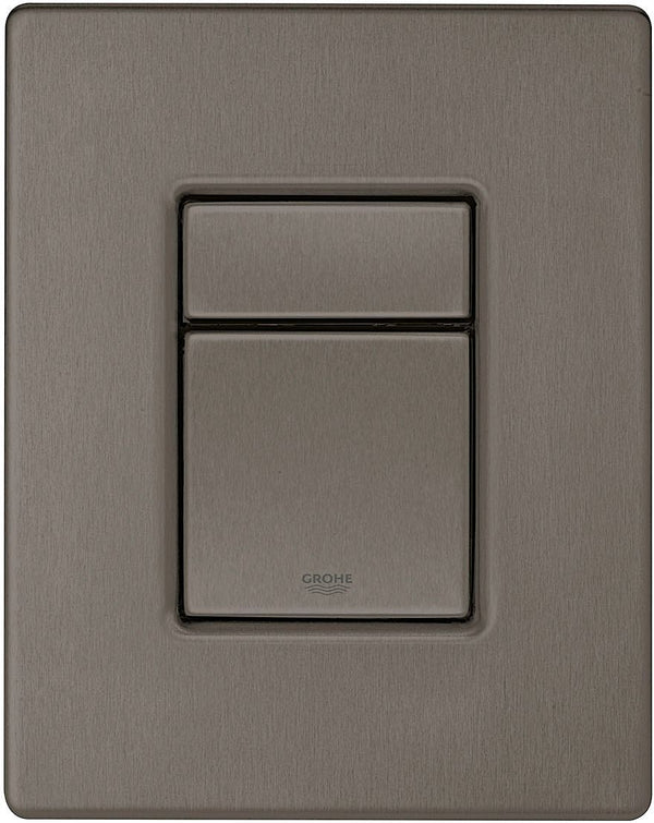 Duwplaat 2-TOETS Cosmo FG brushed hard graphite