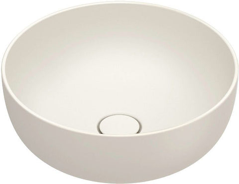 Opbouwlavabo sfera catalano cataglaze+ diameter 42 H16 zonder overloop lino satinato