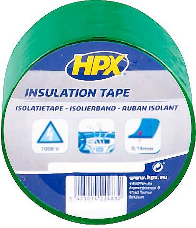 PVC isoleerband zelfklevend 5CM-10M Groen
