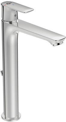 1GREEP Mengkraan lavabo connect air is hoog coldstart automatische sluiting chroom