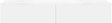 Onderbouw COFFEE 2 lades 180 duo mat wit +dubbele wastafel wit