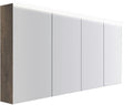 Spiegelkast COFFEE 4 deuren 1800MM 4250K kastanje Decor truffel
