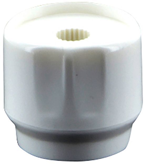 BOUTON ROTATIF UNI.COLLECTOR BLANC