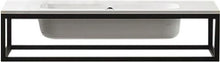 OPEN FRAME DETREMMERIE 120CM H 20CM ZWART ALUMINIUM