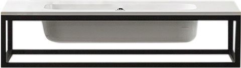 OPEN FRAME DETREMMERIE 120CM H 20CM ZWART ALUMINIUM