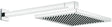 Regendouche+arm muur mem dornbracht 300X240MM chroom