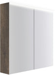 Spiegelkast COFFEE 2 deuren 800MM 4250K kastanje Decor truffel