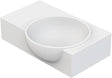 HANDENWASSER RECHTS QUO 40x22/27 ZONDER KRAANGAT INCLUSIEF BEVESTIGING XONYX WIT