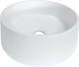 Combo/molto/puro lavabo opbouw rond 36CM kunstmarmer zonder overloop wit
