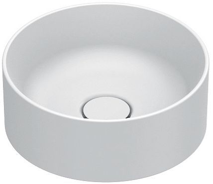 Opbouwlavabo Zero catalano cataglaze+ diameter 32 H12 zonder overloop mat wit