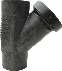 PE SIL.ONTSTOPPINGSSTUK GEBERIT 45° 75MM