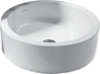 VASQUE A POSER STARCK I DURAVIT DIAMETRE 460MM SANS PLAGE ROBINET/TROP-PLEIN BLANC