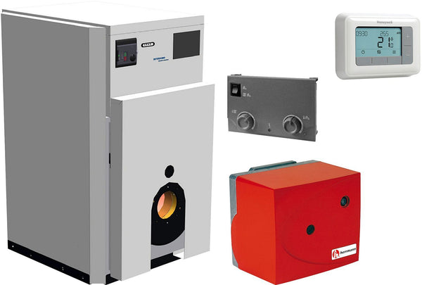 Mazoutketel basic+ B met HL40 mazoutbrander interdomo ERP klasse B