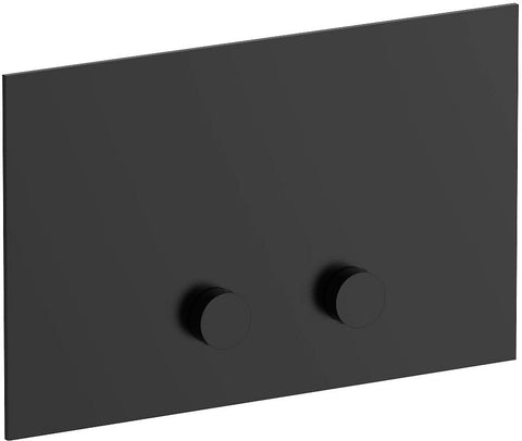 DUWPLAAT 2-TOETS VOOR GEBERIT SIGMA8 SIGMA12 ICONA CLASSIC FANTINI ZWART MAT