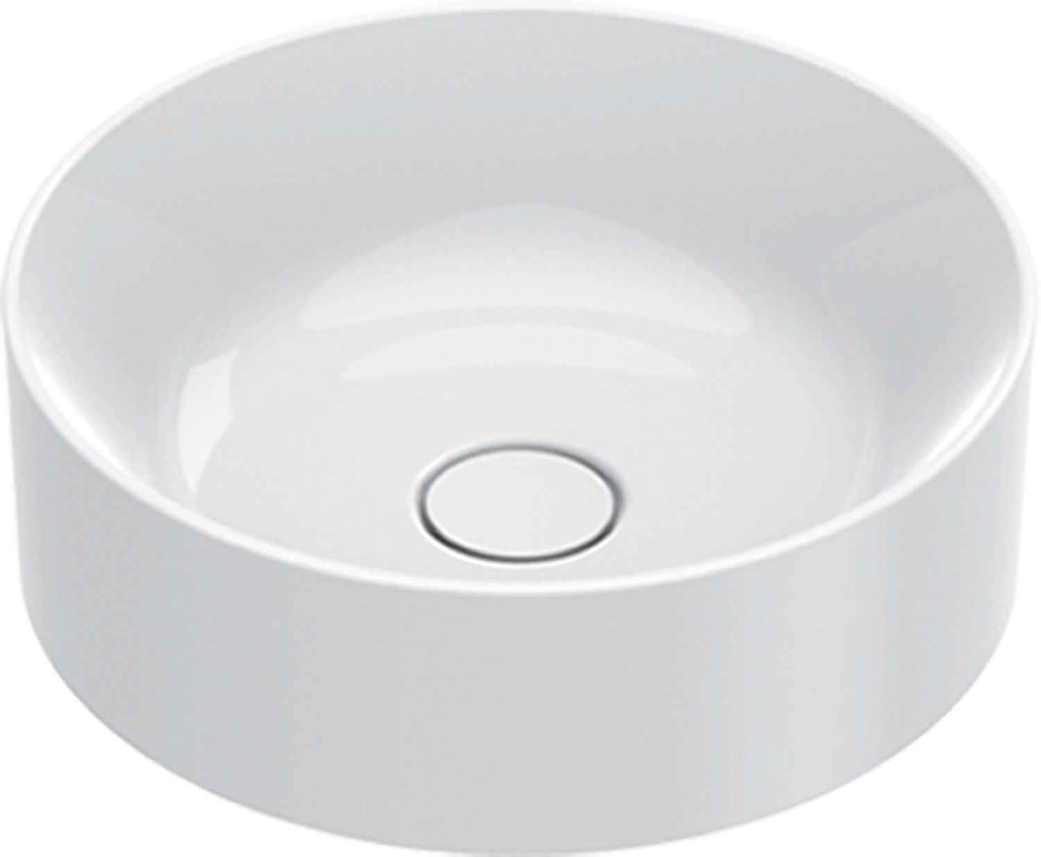 Opbouw lavabo Zero catalano cataglaze+ diameter 40 zonder overloop wit