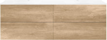 Onderbouw COFFEE 4 lades 180 duo eiken Decor kasjmier +dubbele wastafel wit