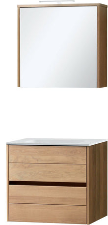 Meubel combo massif eik natuur 70 Solid spiegelkast