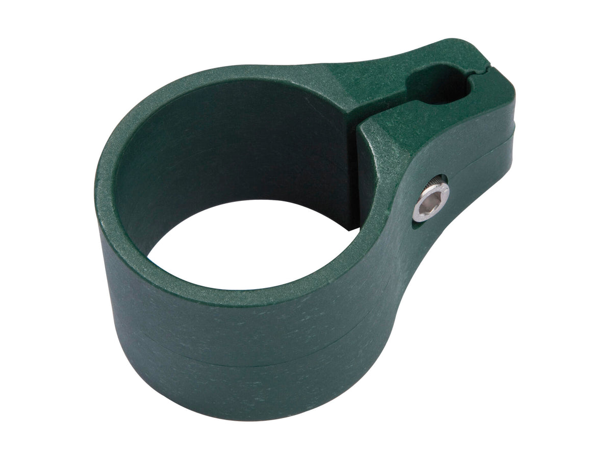 Giardino eindklem voor ronde paal 60mm groen