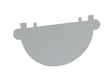 Scala eindstuk universeel voor dakgoot G125 PVC lichtgrijs