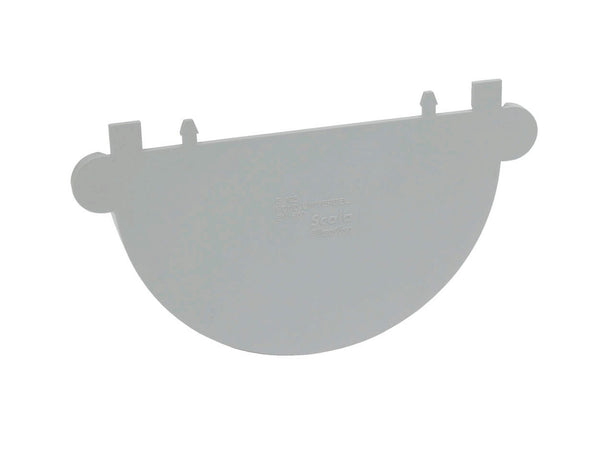 Scala fond universel pour gouttière G125 PVC gris clair