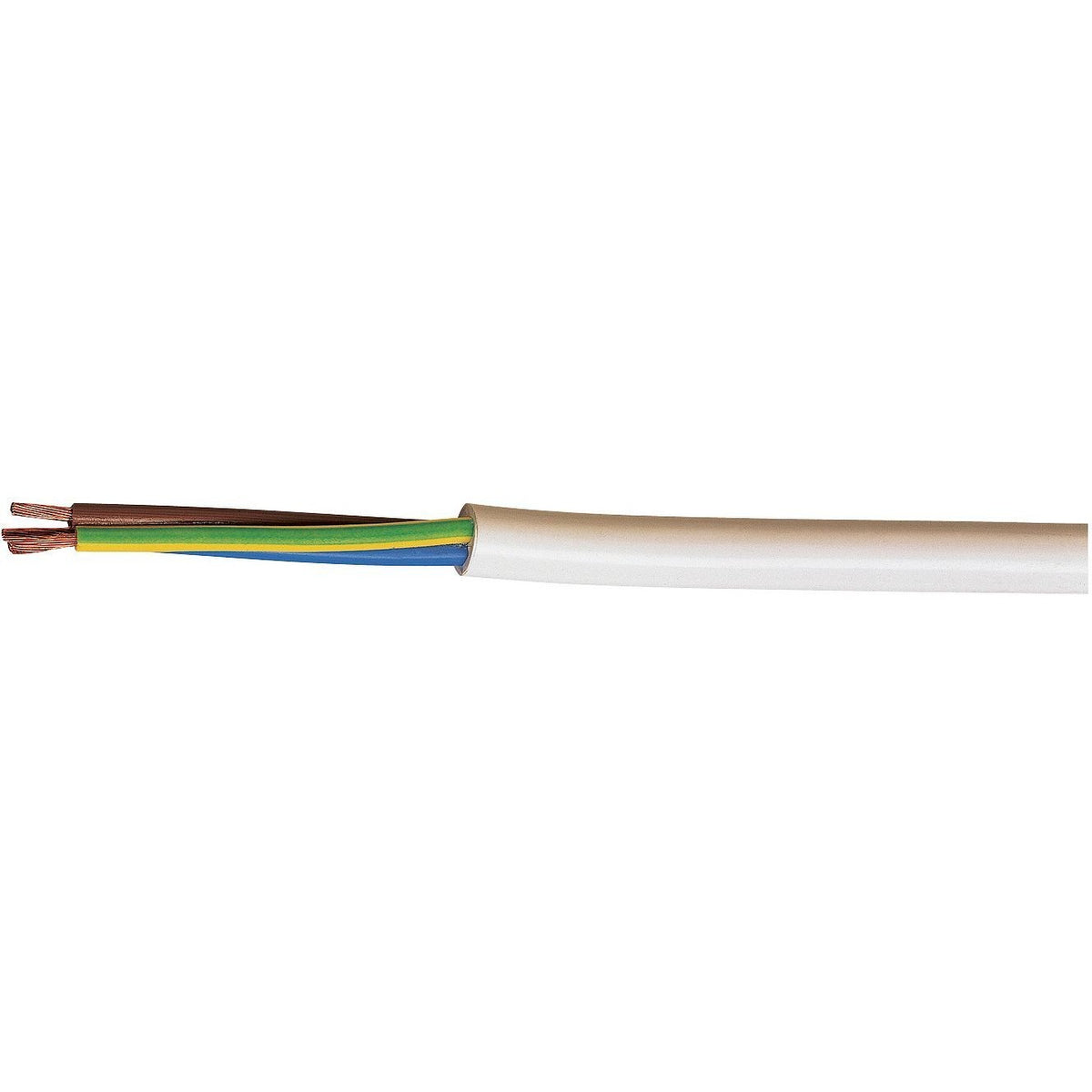 Elektrische kabel HO5VV-F 3G0,75MM² ROL=100M