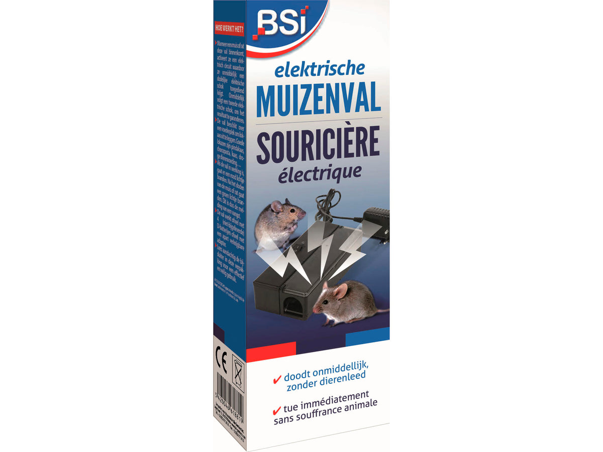 BSI elektrische muizenval + adapter
