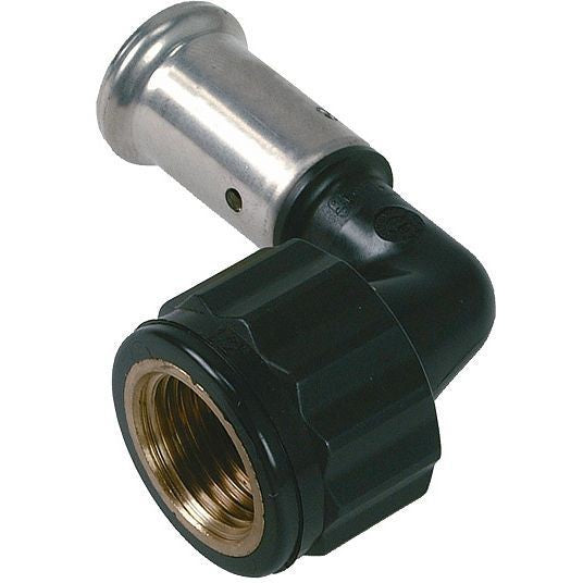 Elleboog 32MM-4/4"F kunststof pers Henco