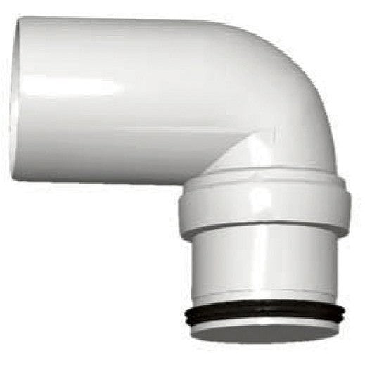Elleboog Pp 90° Mf 40MM wit