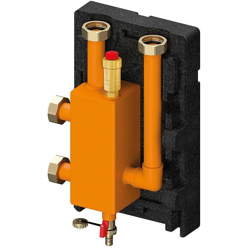 Evenwichtsfles met luchtafscheider +et vuilvanger meibes DN32 KW70