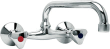 MITIGEUR MURAL LAGUNA BEC SUPERIEUR 20CM CHROME