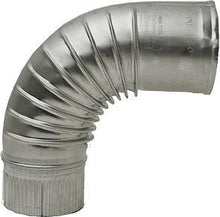 Aluminium elleboog 90GR. 150MM