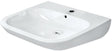 Lavabo dcode mindervaliden Duravit met overloop 60CM wit