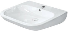Lavabo dcode mindervaliden Duravit met overloop 60CM wit