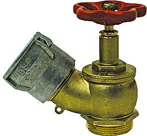 Muurhydrant messing + Alu koppeling 21/2"-70MM