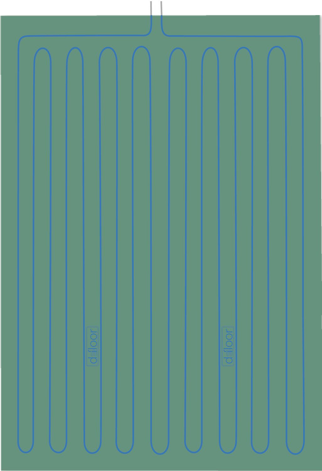 Klimaatpaneel eps/gips 120X100CM d-floor