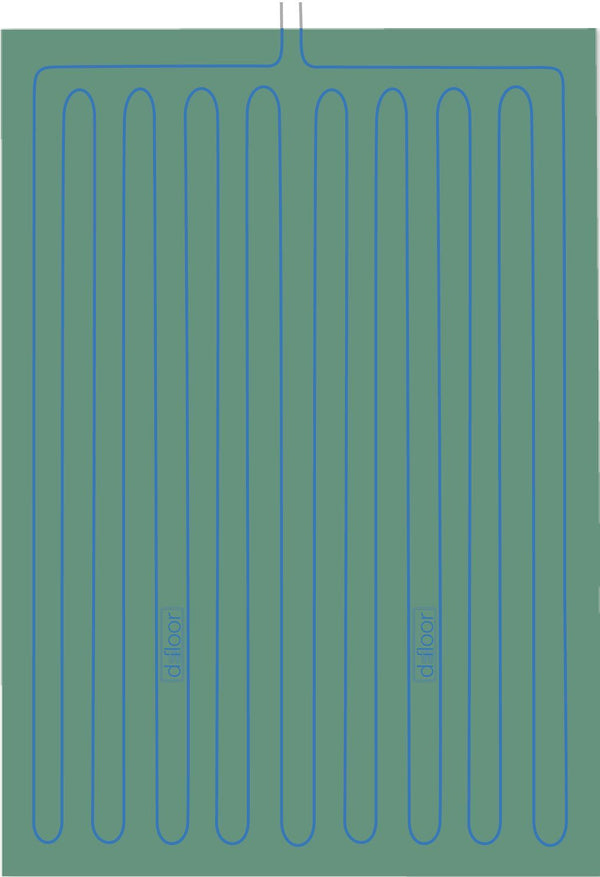 Klimaatpaneel eps/gips 120X100CM d-floor