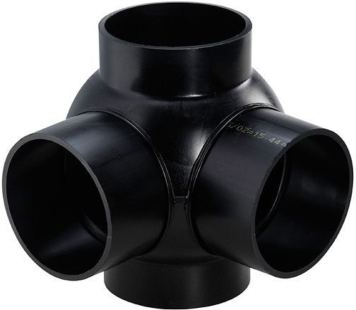 Pe 2-WEG kogelstuk 90° Geberit 125-110MM