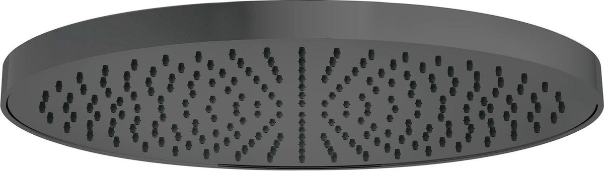 Hoofddouche universeel nobili 300MM zonder ARM grafite geborsteld