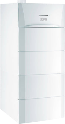 Condenserende vloerketel met naaststaande boiler 160L calora tower gas 34KW next-to
