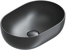 OPBOUWLAVABO SFERA CATALANO CATAGLAZE+ 50X35 H16 ZONDER OVERLOOP MAT ZWART