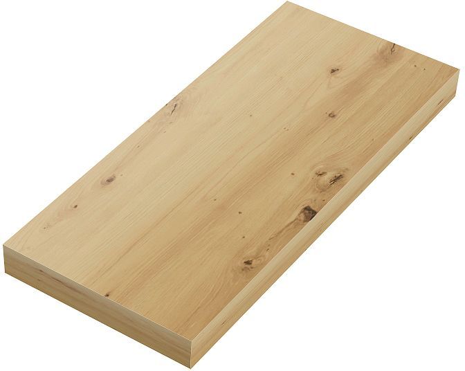 Wandtablet COFFEE 150X350X25MM tot 7KG eiken Decor urban