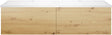 Onderbouw COFFEE 2 lades 120 duo eiken Decor urban +dubbele wastafel wit