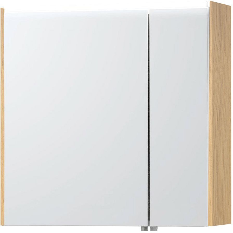 SPIEGELKAST MOLTO 71CM MET VERLICHTING LEDLINE EIK BRONS