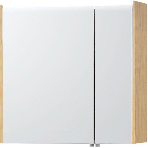 Spiegelkast Molto 71cm met verlichting LEDline eik brons, spiegels — SKU DESCO-726784