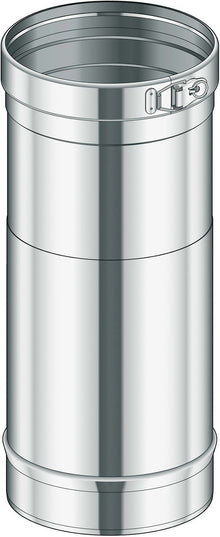 Inox enkelwandige buis verstelbaar CONDENSOR POUJOULAT 180 25-40CM