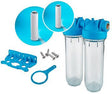 Duplex fijn- +koolstoffilter voor regenwater+putwater durlem kit