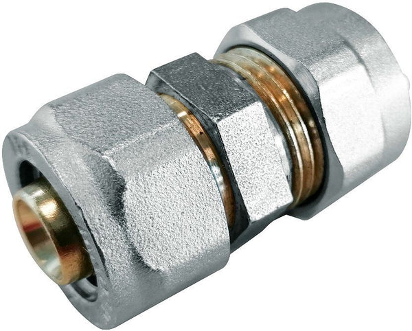 Knelkoppeling 15 mm - alu-pex 16 X 2