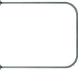 PRT-RIDEAU EN U90-90-90CM AVEC FIXATION