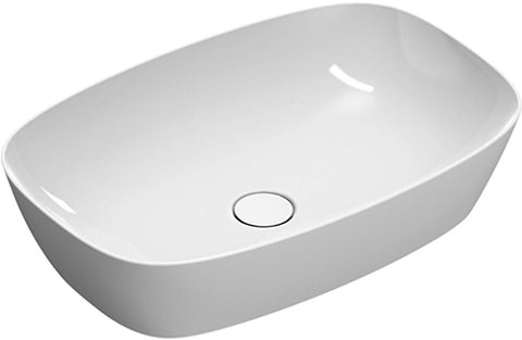 Opbouw lavabo alvea catalano cataglaze+ 60X40CM wit