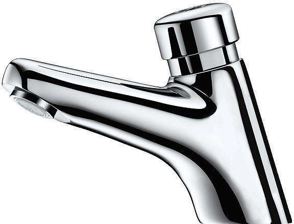 ROBINET LAVABO TEMPORISE TEMPOSTOP 2 DELABIE 7SEC.CHROME